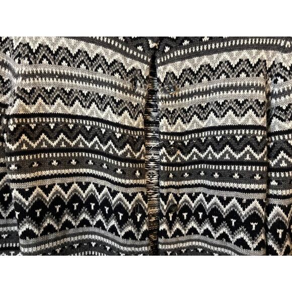 Talbots Petites Fair Isle Beaded Lamb's Wool Blend Cardigan Size Small - Picture 3 of 10